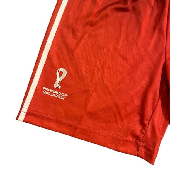 Kids FIFA World Cup Red Shorts - Picture 3 of 8